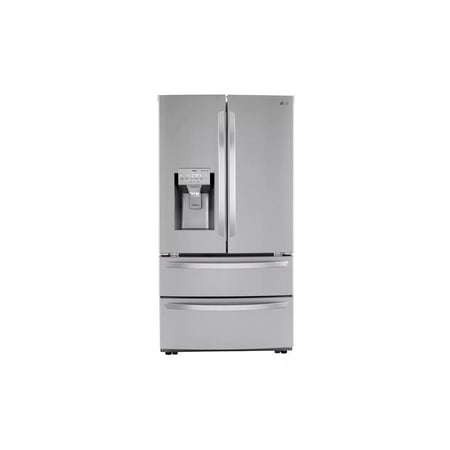 36 Inch Counter Depth 4-Door French Door Smart Refrigerator with 22 Cu. Ft. Capacit