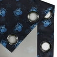 thumbnail image 3 of Ambesonne Octopus Grommet Curtain Single Panel, Ocean Inhabitants, 50"x60", Blue Dark Blue, 3 of 5