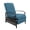 Blue, variant on Kozyard Adjustable Outdoor Patio Reclining Lounge Chair - Comfortable Cushioned Recliner Chair with Strong Extendable Metal Frame for Sunbathing, Reading, Relaxation (Navy Blue )