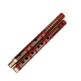 thumbnail image 2 of Litake Chinese Musical Instrument Traditional Handmade Dizi Bamboo Flute In D E F G Key Tone, 2 of 6