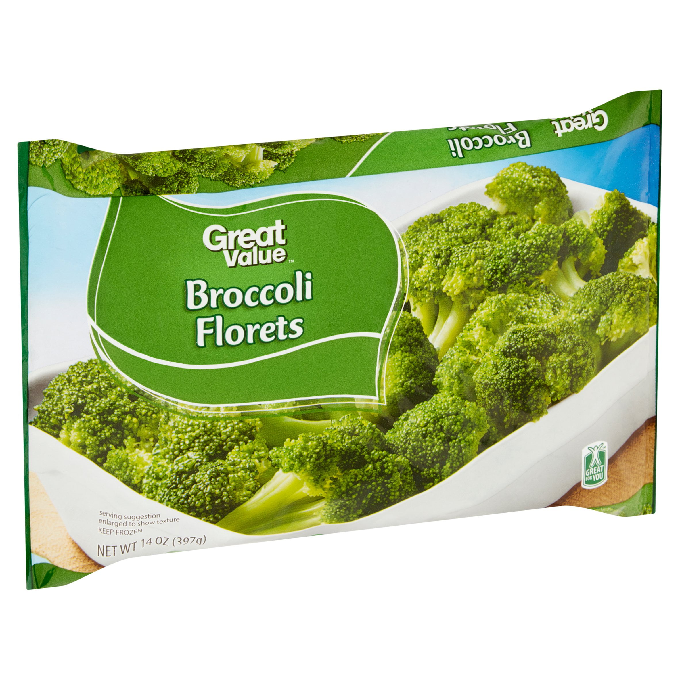 Great Value Broccoli Florets, 14 oz