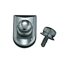 Kuryakyn Seat Screw and Beauty Cap Combo, Chrome