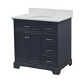 thumbnail image 5 of Aria 36" Bathroom Vanity with Marine Gray Cabinet and Quartz Marble Top, 5 of 5
