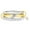 D3 Rings Gold & Silver, variant on Wrongduck 18K Gold Plated Stackable Rings for Women, Silver and Gold Mixed Metal CZ Ring Set, Dainty Non-Tarnish Linked Bands for Engagement, Wedding, Birthday, Gifts