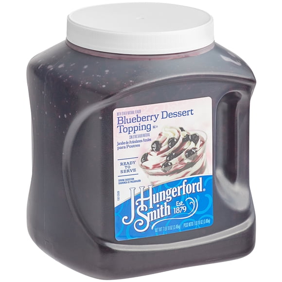 J. Hungerford Smith Blueberry Dessert Topping 115 oz. - 3/Case