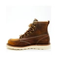 thumbnail image 3 of Thorogood Mens American Heritage Wedges 6in Moc Toe Crazyhorse Leather, Brown, 9, 3 of 7