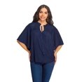 thumbnail image 2 of Blusa Casual Dama Marino Mundo Terra Mujer, 2 of 3