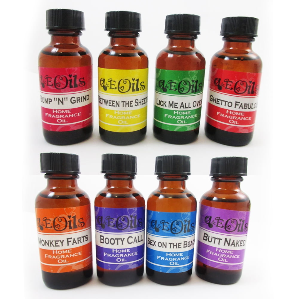 8 Aroma Therapy Oils Set Sexy Scent Spa Home Fragrance Air Diffuser Burner 30ml pic