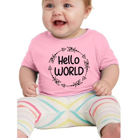 

Hello World Arrow Wreath T-Shirt Infant -Smartprints Designs 18 Months