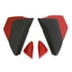 thumbnail image 1 of Tapa Lateral Roda Izquierda Derecha Rojo Negro Set Italika FT 125 Sport 2012-2015, 1 of 2