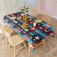 thumbnail image 3 of Rectangle Waterproof Tablecloth 60×102 Inch, Bohemia Style Reusable Indoor/Outdoor Durable Table Cover for Party Kitchen Dinner Room Decor, 3 of 6