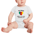 thumbnail image 2 of I'm Proof Mommy Can't Resist Cameroonian Guys Baby Bodysuits Newborn Clothes (White, 6-12 Months), 2 of 5