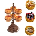 thumbnail image 2 of Halloween Home Decoration Unique Snack Bowl Pumpkin Divider Ornament for Festive Events Stylish Desktop Accessory, 2 of 5