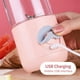 thumbnail image 4 of Licuadora portátil de 500 ml, mini exprimidor de 6 cuchillas, licuadora eléctrica USB, exprimidor de frutas y verduras, máquina exprimidora B, 4 of 8