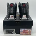 thumbnail image 3 of Ni - ke Size 4.5 - Jordan 12 Retro Mid Playoff Black White Leather (153265-006), 3 of 5