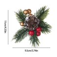 thumbnail image 3 of Christmas Present Decorating Wreath Bow Wedding Party Wrap Ribbon with Holly Berry, 3 of 6