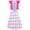 Pink, variant on Halloween Costume Little Shepherdess Cosplay Outfits Flutter Sleeve Pink Top with White Polka Dot Long Skirt Set for Halloween Dress Up,Size 110