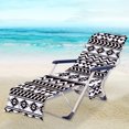 thumbnail image 4 of Beach Chair Cover Pool Lounge Chaise Towel with Side Pockets, 4 of 7