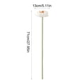 thumbnail image 3 of Linnome Artificial Lotus Flower Spring Summer Decor Realistic One Stem Fake Lotus for Living Room Pond Decoration Z5-White, 3 of 6