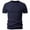#04 Navy 【Mix & Match: Choose Your Favorites】, variant on Men's Vintage Knitted Sweater Casual Solid Top, Quick Dry Knitwear Short Sleeve, Round Neck Pullover Comfort Stretch, 90% Polyester 10% Spandex Daily Wear Street Style | Zenithor,Yellow 5XL