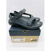 Teva Women's Hurricane Drift Strappy Water-Resistant Sandals Black US 10