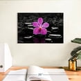 thumbnail image 3 of Elephant Stock Zen Purple Orchid Wall Art - Horizontal Canvas Wall Art - Living Room Wall Decor - Floral And Botanical Canvas - Pink And Black Decor - 12" x 8", 3 of 8