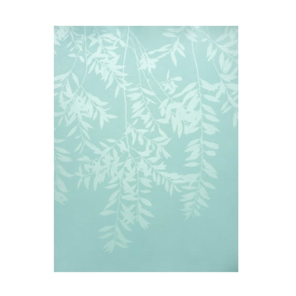 Canvas Wall Art - Christine So 'Celadon Willow 1' Wall Art for Living Room, Bedroom, or Office Décor by Trademark Fine Art - 14 x 19 Inches