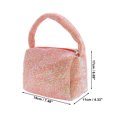 thumbnail image 2 of Ofertas Únicas 1 Pc Bolsa de Cosméticos de Viaje para Mujeres con Lentejuelas para Vacaciones y Actividades al Aire Libre Viaje Poliéster Rosa Rojo, 2 of 3