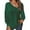 Green, variant on GigrtiJin Womens Fall Shirt Long Sleeves Solid Color V-Neck Button Pullover Tops Fashion Casual Loose Comfy Blouse
