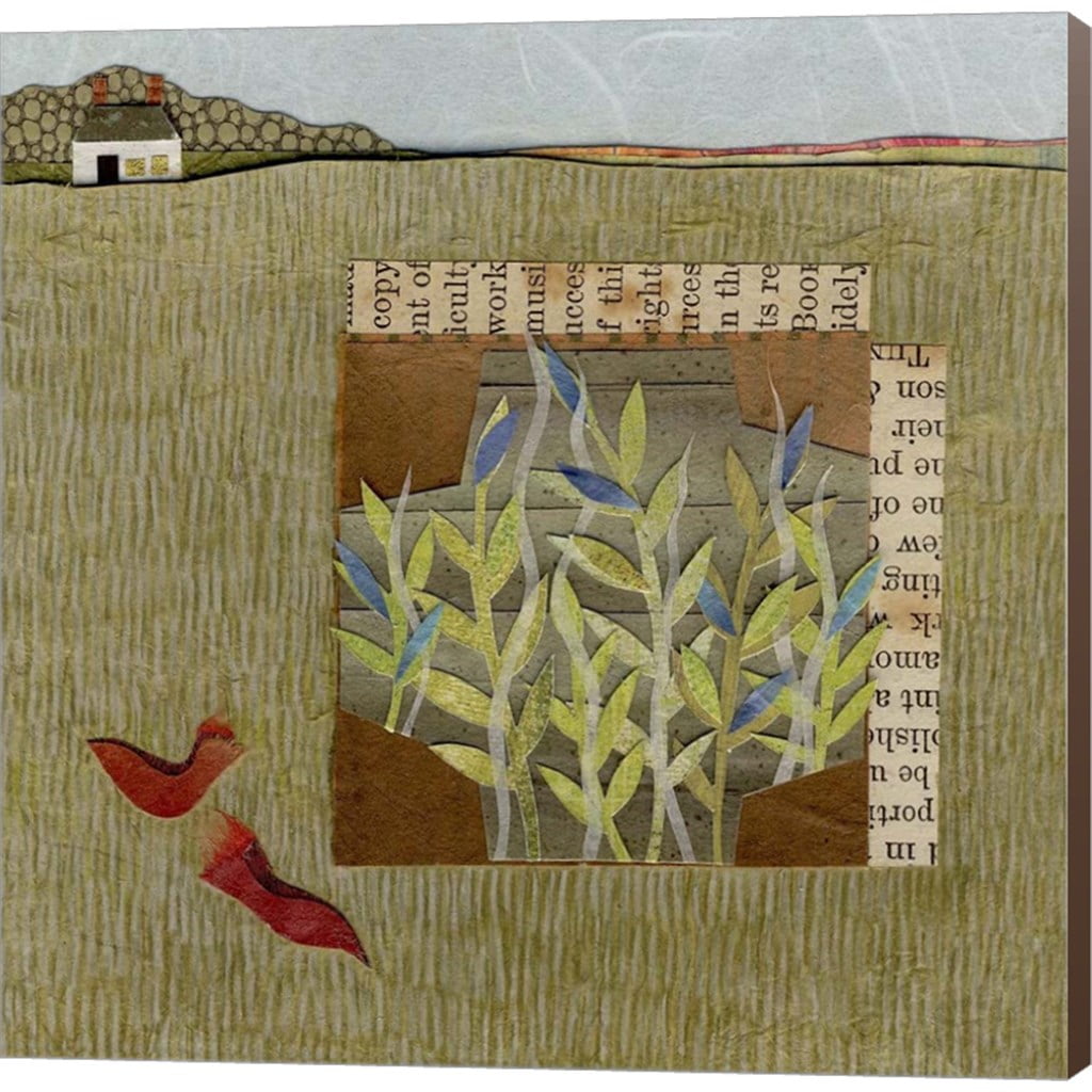 Tiny House II 24" Square Canvas Wall Art
