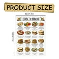 thumbnail image 3 of 12 Pcs Diabetes Food List Diabetes Meal Chart Information Diet Plan Low Carb Foods List for Blood Sugar Control To Avoid Calories Glycemic Index,Pamphlet Healthy Grocery Nutrition List,Vitamin Chart, 3 of 9