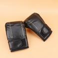 thumbnail image 2 of HEMOTON PU Boxing Gloves Training Mitts Sparring Hand Pads for Taekwondo Kickboxing Fighting (Black), 2 of 8