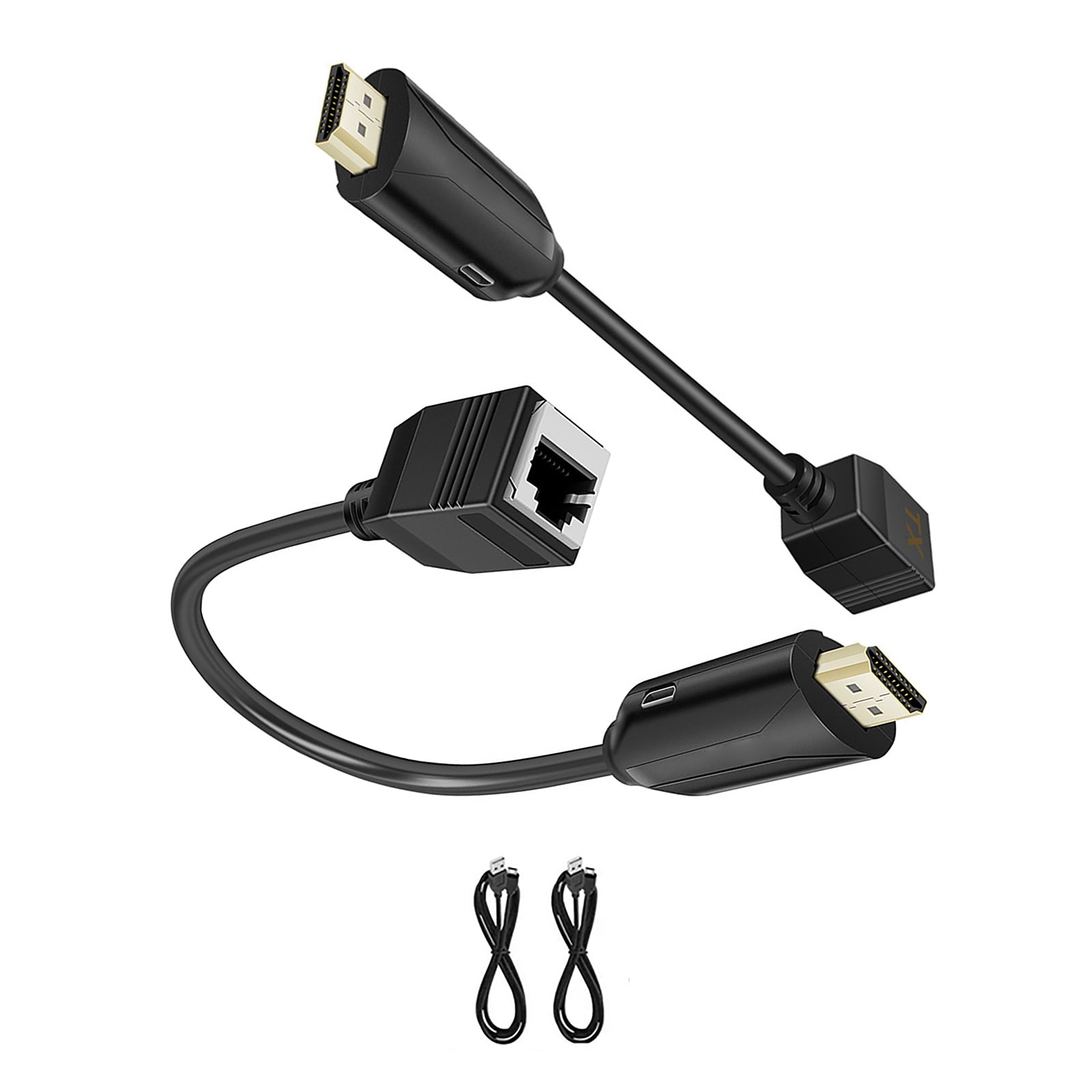 HDMI Extender Over CAT5e/6 Cable Long-Distance HD Signal Transmission Up to 60m, Stable Audio and Video Output