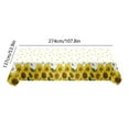 thumbnail image 3 of 100Fens Fall Thanksgiving Party Supplies Disposable Tablecloths Plastic Tablecloths for Fall Party Decorations and Thanksgiving Party Decorations 1 Pack 108 X 54in, 3 of 6