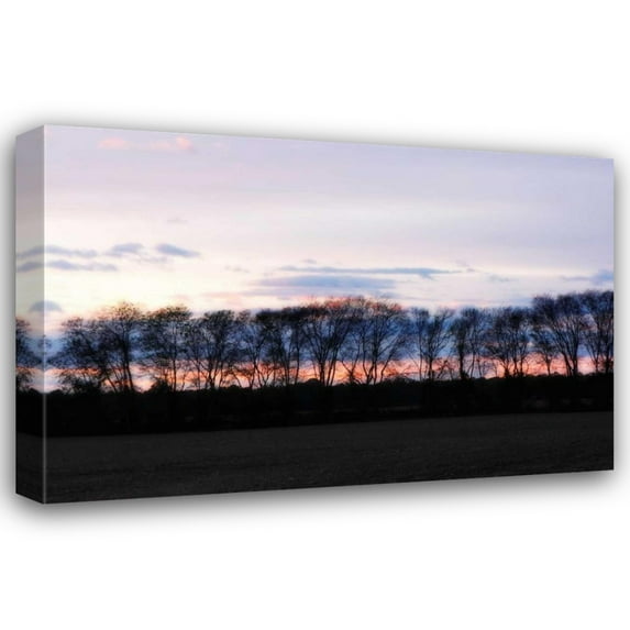 Alan Hausenflock 32x23 Gallery Wrapped Canvas Wall Art Titled - Winter Sunset II