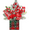 DH-square, variant on Ayieyill Artificial Mini Tabletop Christmas Tree Decorations with Christmas Ornaments, Small Christmas Tree for Xmas Party Thankgivings Christmas Decor(Red)
