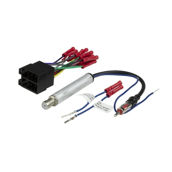 Scosche NN4A2B Wiring Harness & Antenna Adapter Compatible w/ Select 1995-2004 Audi, Mercedes & VW