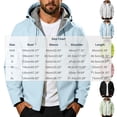 thumbnail image 3 of Jessboyy Jackets for Men with Hood Fall Winter Hiking Climbing Outdoor Jacket Trendy Pockets Hooded Midweight Windbreaker Green,XXXL, 3 of 9