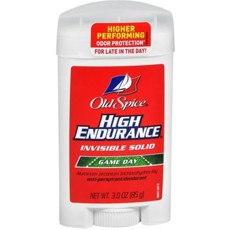 Old Spice High Endurance Anti-Perspirant Deodorant Invisible Solid Game Day 3 oz (Pack of 3)