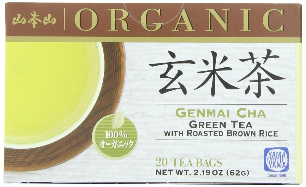 Yamamotoyama Genmai Cha Green Tea with Roasted Brown Rice, 20 tea bags