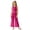 Hot Pink, variant on Nwiuh Girls Clothing Set Casual Clothes Sleeveless Back Tank Crop Top and Wide Leg Pants with Pocket Outfits Green for Size 11-12 Years