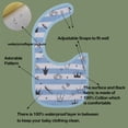 thumbnail image 4 of 12-Pack Waterproof Baby Bibs for Boys & Girls | Absorbent Cotton with Adjustable Snaps for Feeding, Teething & Drooling, 4 of 8