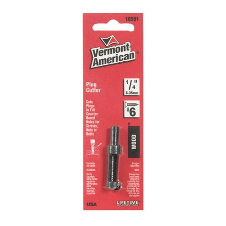 1/4 Plug Cutter - Vermont American 16591 1/4