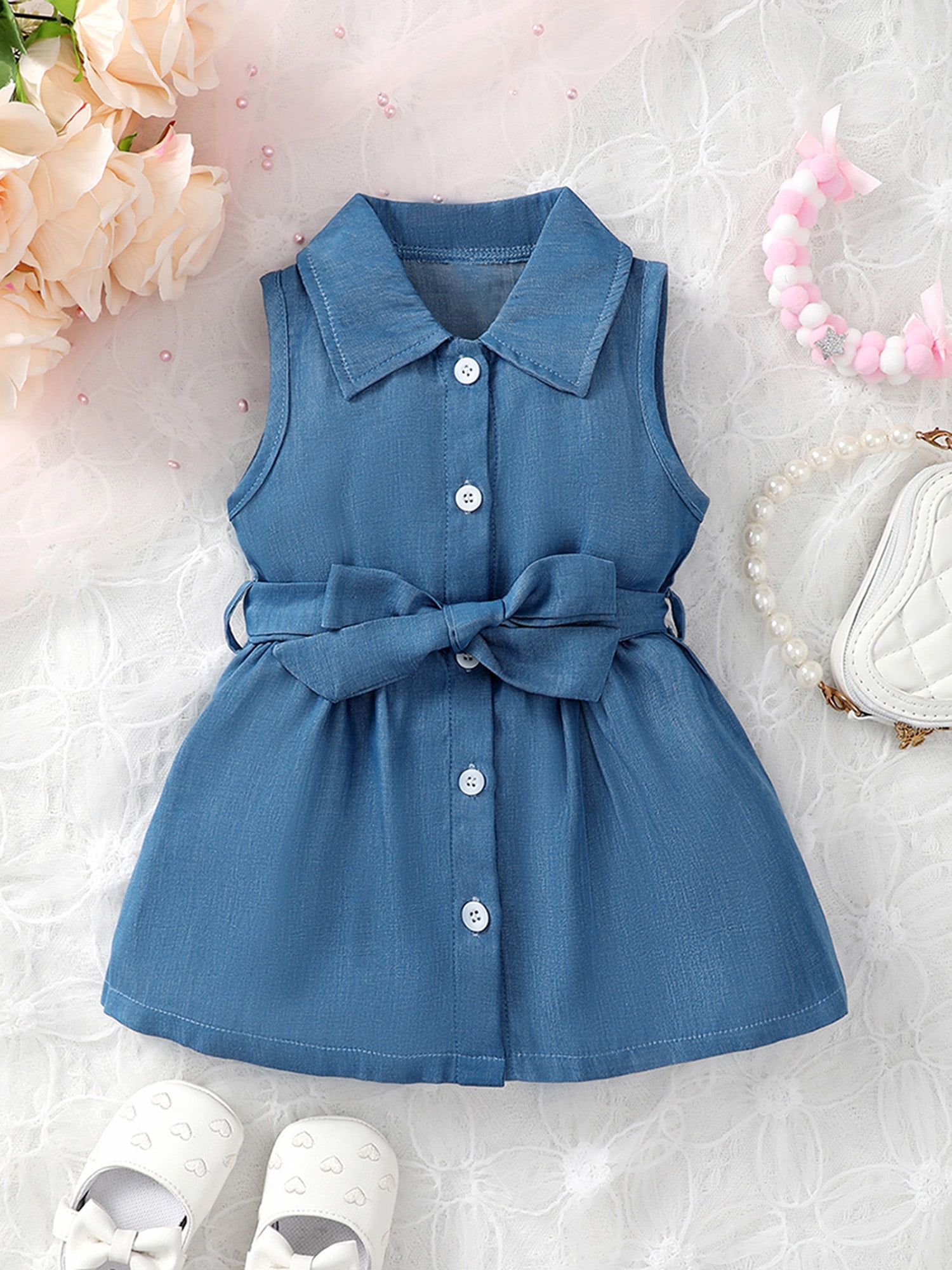 Update more than 263 denim frock for girls best