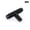 Black 1pc, variant on 1/2/510PCS Kitchen Cabinet Door Drawer Cupboard Knurled T Bar Knob 50mm NEW