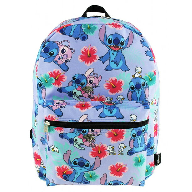 Disney - Disney Lilo & Stitch 16 Inch All Over Print Backpack with ...
