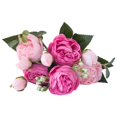 thumbnail image 2 of 1 Bouquet Artificial Flower Natural Home Decor Portable Photography Prop Simulation Peony for Wedding, 2 of 9