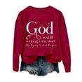 thumbnail image 3 of Women's Sweatshirts God Is Still Writing Your Stroty Sweatshirt Christian Sweatshirts Pullover Sweatshirt for Women, 3 of 5