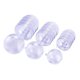 thumbnail image 1 of Adorno de bola rellenable de plástico transparente, esfera hueca a presión, decoraciones navideñas, bola rellenable transparente para boda, 15 Uds., 1 of 5