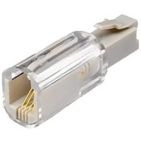 1 x Telephone Cord Detangler - 360 Degree Rotating - Clear - Phone Cord Detangler Master Cables Product